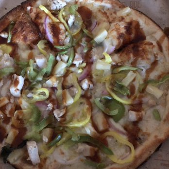 Blaze Pizza - BBQ chicken,pineapple and green peppers - Pizza Near Me - Temecula, California