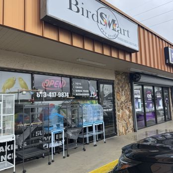 Birdsmart - 1st impression, streetside...had a variety of cages, all shapes, colors & sizes.... - Bird Shops Near Me - Tampa, Florida Birdsmart - 1st impression, streetside...had a variety of cages, all shapes, colors & sizes.... - Bird Shops Near Me - Tampa, Florida