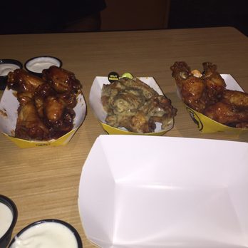Buffalo Wild Wings - Wings! Delicious as usual!a From L to R Honey BBQ, Garlic Parmesan, and Asian Zing - Chicken Wings Near Me - Mechanicsville, Virginia Buffalo Wild Wings - Wings! Delicious as usual!a From L to R Honey BBQ, Garlic Parmesan, and Asian Zing - Chicken Wings Near Me - Mechanicsville, Virginia