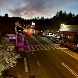 Groveland Hotel - The view west from the front balcony