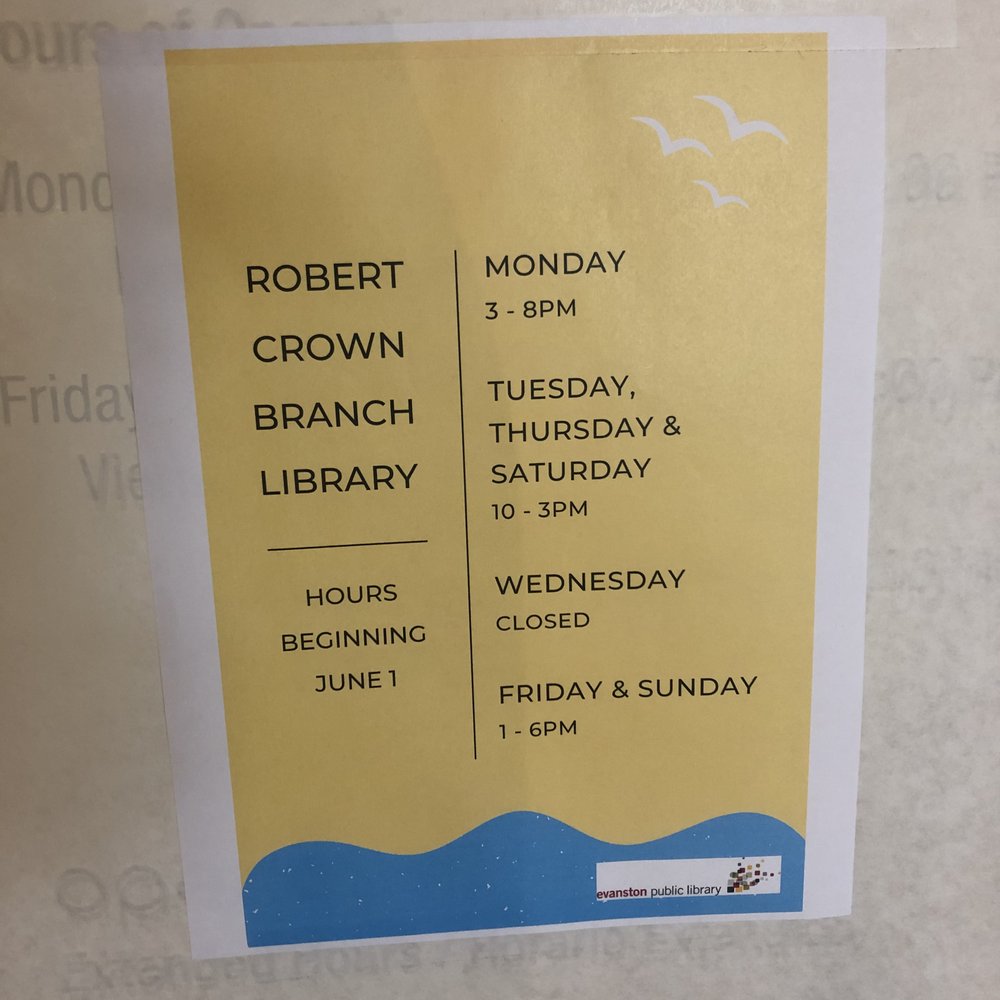 Robert Crown Ice Center - The library's pandemic hours. - Skating Rinks Near Me - Evanston, Illinois Robert Crown Ice Center - The library's pandemic hours. - Skating Rinks Near Me - Evanston, Illinois