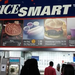 PriceSmart - They have a great (and cheap!)food menu!