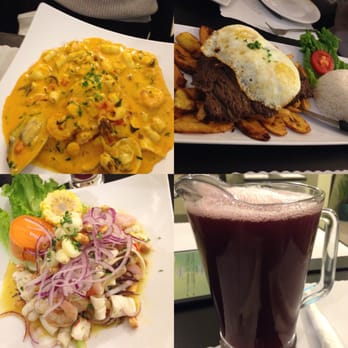 Lima Peruvian Restaurant - Great as always. Pescado a la crema, bistec a lo pobre, ceviche and chicha morada - Peruvian Near Me - Beaverton, Oregon