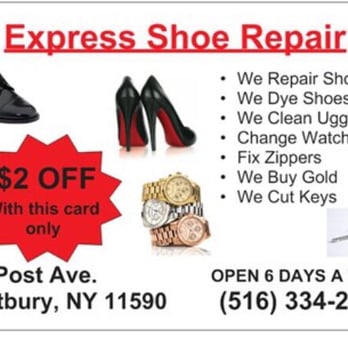 Express Shoe Repair - Shoe Repair Near Me - Westbury, New York Express Shoe Repair - Shoe Repair Near Me - Westbury, New York