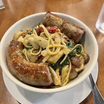 Sabatino's Italiano - Pasta Primavera Lunch - add sausage - Italian Near Me - Apex, North Carolina Sabatino's Italiano - Pasta Primavera Lunch - add sausage - Italian Near Me - Apex, North Carolina
