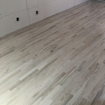 White Stain From Bona On Red Oak Bleached Twice Yelp