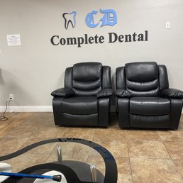 Great waiting area.