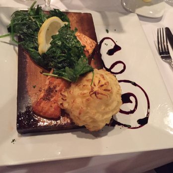Elizabeth's Chop House - Cedar plank salmon - Steakhouses Near Me - Marquette, Michigan