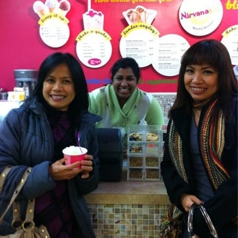 Nirvanaah - Nirvanaaah's Anu behind the counter. Yum yum ice cream! - Ice Cream & Frozen Yogurt Near Me - Sunnyvale, California