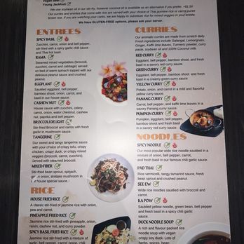 Plumeria - Menu - Thai Near Me - San Diego, California