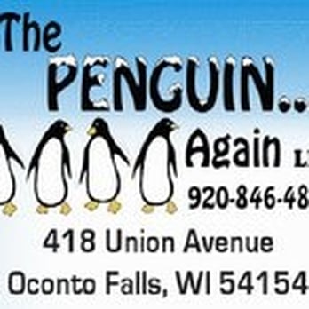 The Penguin Again - three penguins standing in front of a blue sky - New American Near Me - Oconto Falls, Wisconsin