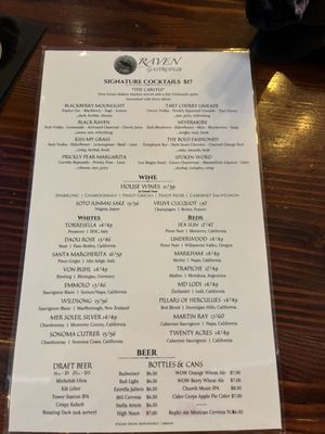 Menu photo 4 Raven Gastropub Scottsdale, AZ Menu photo 4 Raven Gastropub Scottsdale, AZ