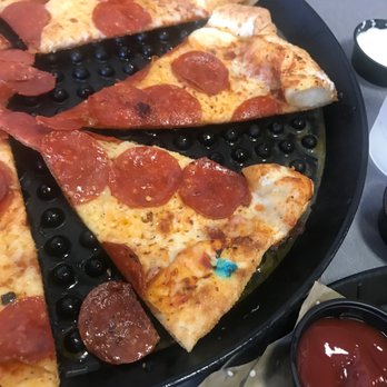Chuck E. Cheese - They make you blue spotted pizza, then tell you its just frosting and don't replace it just give you the option to eat the pizza or refund - Pizza Near Me - La Mirada, California Chuck E. Cheese - They make you blue spotted pizza, then tell you its just frosting and don't replace it just give you the option to eat the pizza or refund - Pizza Near Me - La Mirada, California