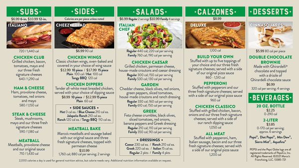 Menu photo 5 Marco's Pizza Hampton, VA Menu photo 5 Marco's Pizza Hampton, VA