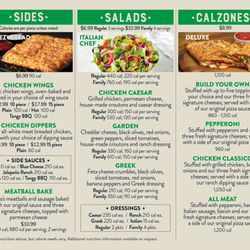 Marco's Pizza - Sides and Subs Menu
