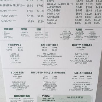 Boost N Brew Coffee - MENU AS OF 12/2025 - Coffee & Tea Near Me - Portland, Oregon Boost N Brew Coffee - MENU AS OF 12/2025 - Coffee & Tea Near Me - Portland, Oregon