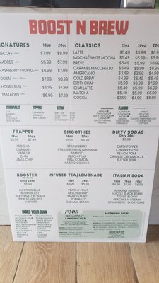 Menu photo 2 Boost N Brew Coffee Portland, OR Menu photo 2 Boost N Brew Coffee Portland, OR