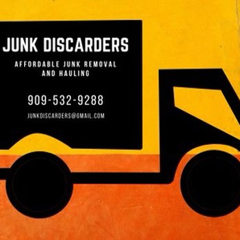 Junk Discarders - Junk Removal Business Card - Junk Removal & Hauling Near Me