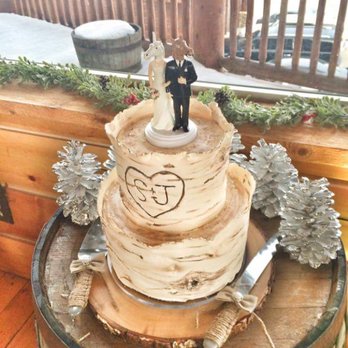 Cake by Alessandra - My beautiful Aspen wedding cake! - Bakeries Near Me - Lehi, Utah