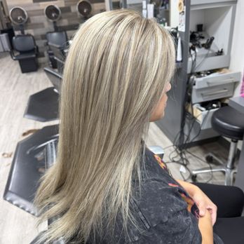 Passion Hair - After -Hair correction done by Tommy. No more orange brassy hair , spots of platinum blonde hair or uneven color tones in all over my hair. - Hair Salons Near Me - Corona, California Passion Hair - After -Hair correction done by Tommy. No more orange brassy hair , spots of platinum blonde hair or uneven color tones in all over my hair. - Hair Salons Near Me - Corona, California