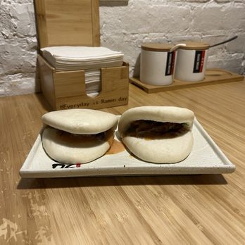 Kyuramen - Times Square - Pork Bao Buns - Ramen Near Me - New York, New York Kyuramen - Times Square - Pork Bao Buns - Ramen Near Me - New York, New York