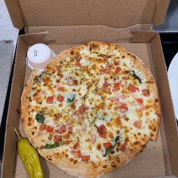Papa Johns Pizza - Spinach and tomato Alfredo - Pizza Near Me - Ocean View, Delaware