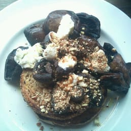 Almond dukkah mushrooms, feta