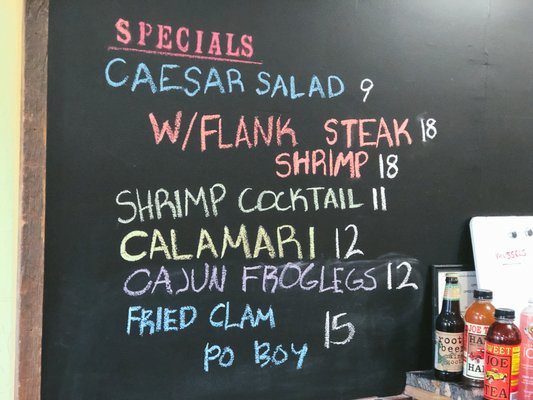 Menu photo 2 Bourbon Street Burlington, VT