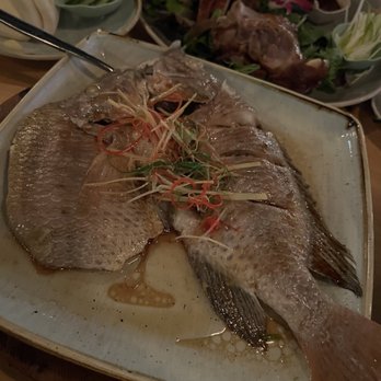 Sumiao Hunan Kitchen - Steamed Whole Tilapia with Ginger Scallion - Chinese Near Me - Cambridge, Massachusetts