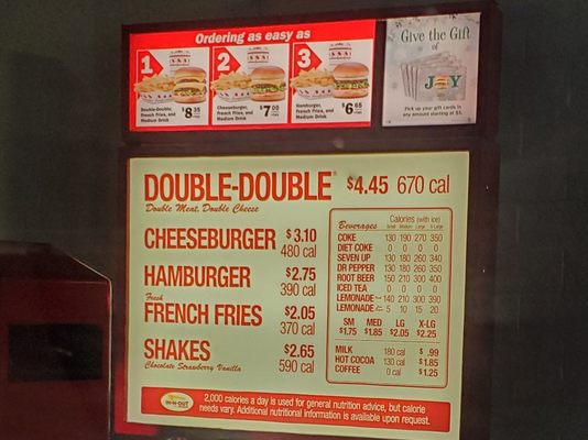Menu photo 8 In-N-Out Burger Los Angeles, CA Menu photo 8 In-N-Out Burger Los Angeles, CA