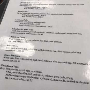 Colombian's Taste - Colombian Near Me - Itasca, Illinois