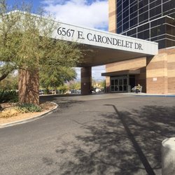 Hanger Clinic - Front entrance (west side) of Medical Plaza II where clinic is located on the 4th floor.