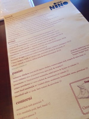 Menu photo 3 Osteria Nino Burlington, MA