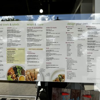SoFresh - a menu in a restaurant window - New American Near Me - Wekiwa Springs, Florida SoFresh - a menu in a restaurant window - New American Near Me - Wekiwa Springs, Florida