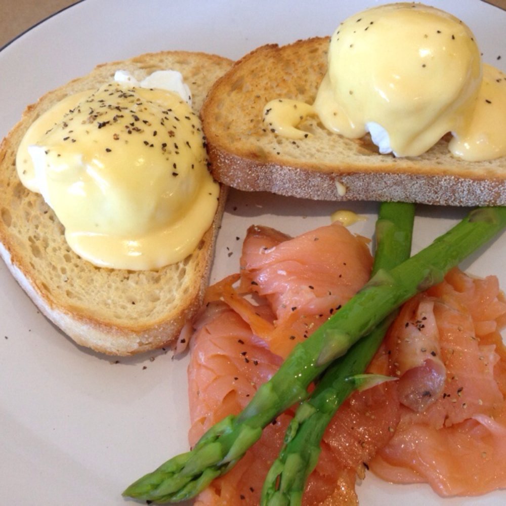 The Little Eastern - Smoked salmon with poached eggs and hollandaise sauce. - Breakfast & Brunch Near Me - St Morris, SA The Little Eastern - Smoked salmon with poached eggs and hollandaise sauce. - Breakfast & Brunch Near Me - St Morris, SA