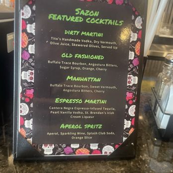Sazon Tacos & Marg - Cocktail menu - Mexican Near Me - Saint Charles, Missouri Sazon Tacos & Marg - Cocktail menu - Mexican Near Me - Saint Charles, Missouri
