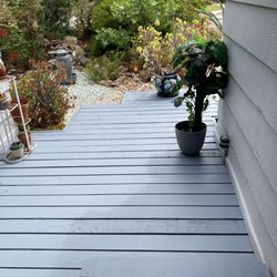 Mario's Handyman Services LLC - Wood replaced and painted! Four boards were damaged and now everything looks new!