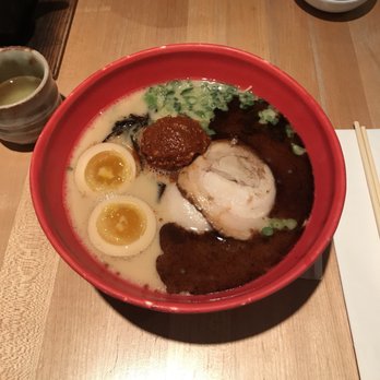 IPPUDO 5th Avenue - Spicy ramen with egg - must have! - Ramen Near Me - New York, New York IPPUDO 5th Avenue - Spicy ramen with egg - must have! - Ramen Near Me - New York, New York