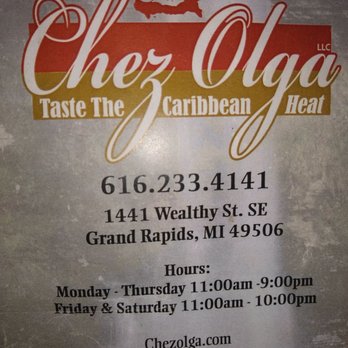 Chez Olga - Caribbean Near Me - Grand Rapids, Michigan Chez Olga - Caribbean Near Me - Grand Rapids, Michigan