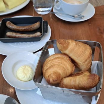 Maison Boulud - Homemade croissants Toulouse sausages - French Near Me - Montreal, Quebec Maison Boulud - Homemade croissants Toulouse sausages - French Near Me - Montreal, Quebec