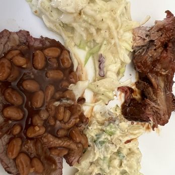 Buffalo Bruce's Mercantile - Baby back ribs, tritip, coleslaw, potato salad and baked beans on my plate. We ordered last month. - Coffee & Tea Near Me - Sylmar, California Buffalo Bruce's Mercantile - Baby back ribs, tritip, coleslaw, potato salad and baked beans on my plate. We ordered last month. - Coffee & Tea Near Me - Sylmar, California