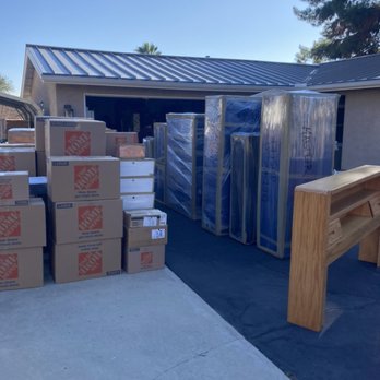 818 Family Movers - All staged ready to be loaded in the semi. - Movers Near Me 818 Family Movers - All staged ready to be loaded in the semi. - Movers Near Me