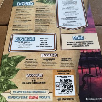 Boondocks Restaurant - Menu - Seafood Near Me - Port Orange, Florida