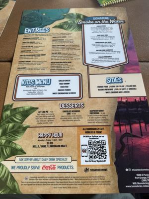 Menu photo 1 Boondocks Restaurant Port Orange, FL