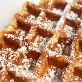 T&J Waffles - Maple syrup waffle dusted in powdered sugar. - Breakfast & Brunch Near Me - Laurel, Maryland