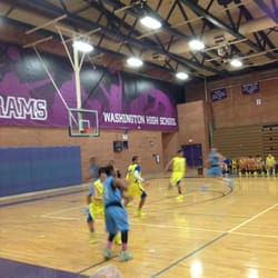 Washington High School - Nice gym here!