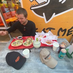 Taco Plate and house margarita Taco Plate and house margarita
