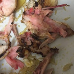 Desi Khana - Under cooked raw chicken my son and his friend ate this evening!!