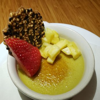 Tojo's - Green tea creme brulee - Japanese Near Me - Vancouver, British Columbia Tojo's - Green tea creme brulee - Japanese Near Me - Vancouver, British Columbia