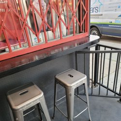 NMS Waffle & Grill - Outside stools